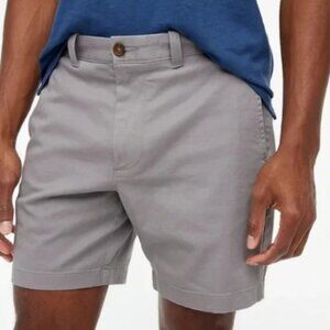 J.Crew Flex Chino Shorts, 7" Inseam - Gray - Size 30